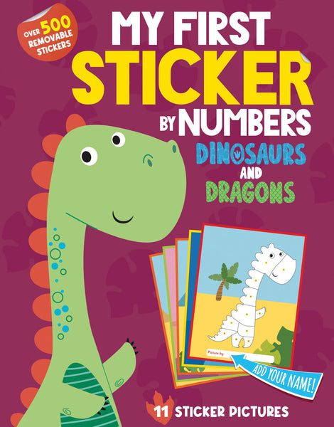 Sticker by Number- Dinos & Dragons