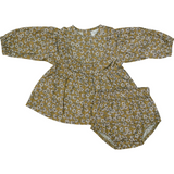 Mustard Magnolia Dress w/ Bloomer