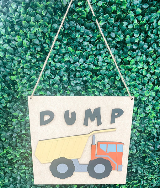 Dump Truck Sign