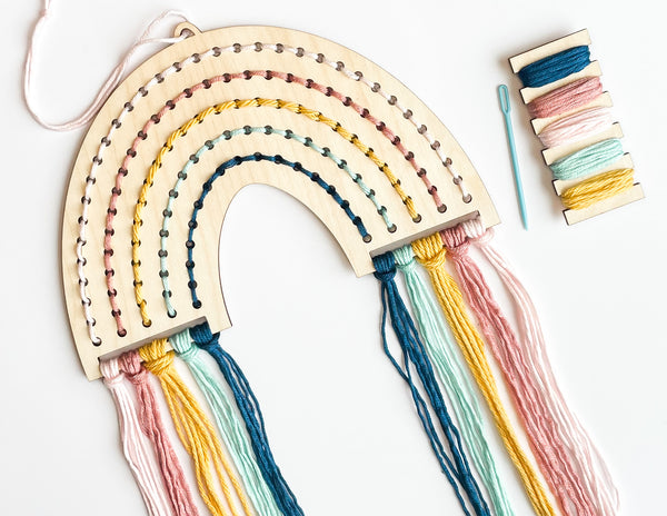 Rainbow DIY Yarn Sewing Kit